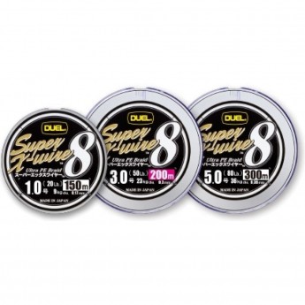 Леска плетеная YO-ZURI DUEL PE SUPER X-WIRE 8 0.17 мм/9 кг 150 м разноцветная Леска плетеная YO-ZURI DUEL PE SUPER X-WIRE 8 0.17 мм/9 кг 150 м разноцветная