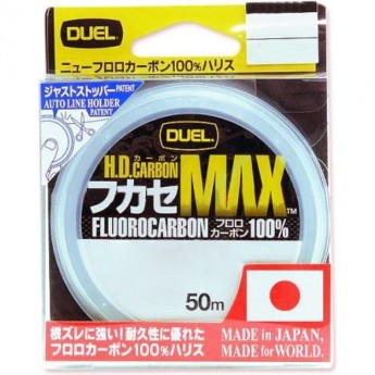 Леска YO-ZURI DUEL HARDCORE POWERLEADER FC 50м 20lb 0.370мм 9кг Леска YO-ZURI DUEL HARDCORE POWERLEADER FC 50м 20lb 0.370мм 9кг
