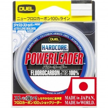 Леска YO-ZURI DUEL HARDCORE POWERLEADER FC 50м 25lb 0.435мм 11,5кг Леска YO-ZURI DUEL HARDCORE POWERLEADER FC 50м 25lb 0.435мм 11,5кг