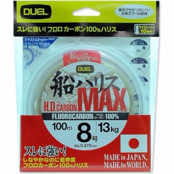 Леска YO-ZURI H.D.CARBON MAX FC 100м 8.0-0.470мм 13кг Леска YO-ZURI H.D.CARBON MAX FC 100м 8.0-0.470мм 13кг