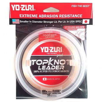 Леска YO-ZURI TOPKNOT LEADER FLUOROCARBON 100%30YDS 200Lbs (1.480mm) Леска YO-ZURI TOPKNOT LEADER FLUOROCARBON 100%30YDS 200Lbs (1.480mm)
