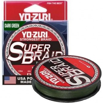 Шнур плетеный YO-ZURI PE SUPERBRAID 0,32мм, 274 м Green Шнур плетеный YO-ZURI PE SUPERBRAID 0,32мм, 274 м Green