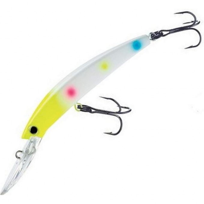 Воблер YO-ZURI CRYSTAL MINNOW DEEP DIVER WALLEYE F 130мм R1301 WB R1301-WB